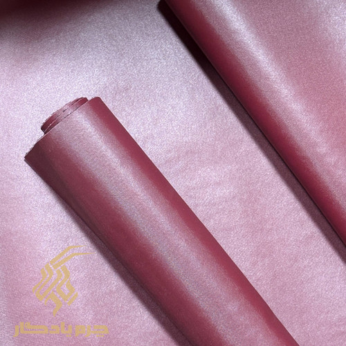 چرم مصنوعی رنگ زرشگی طرح ساده