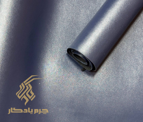 چرم مصنوعی رنگسورمه ای ساده