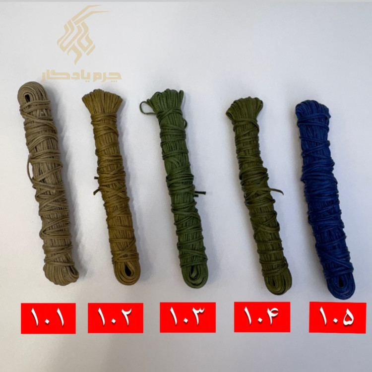 نخ موم زده ترک سایز یک میلیمتر - فروشگاه چرم یادگار