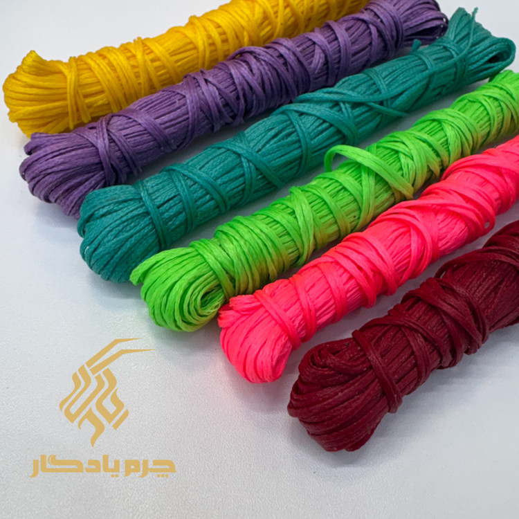 نخ موم زده ترک سایز یک میلیمتر - فروشگاه چرم یادگار