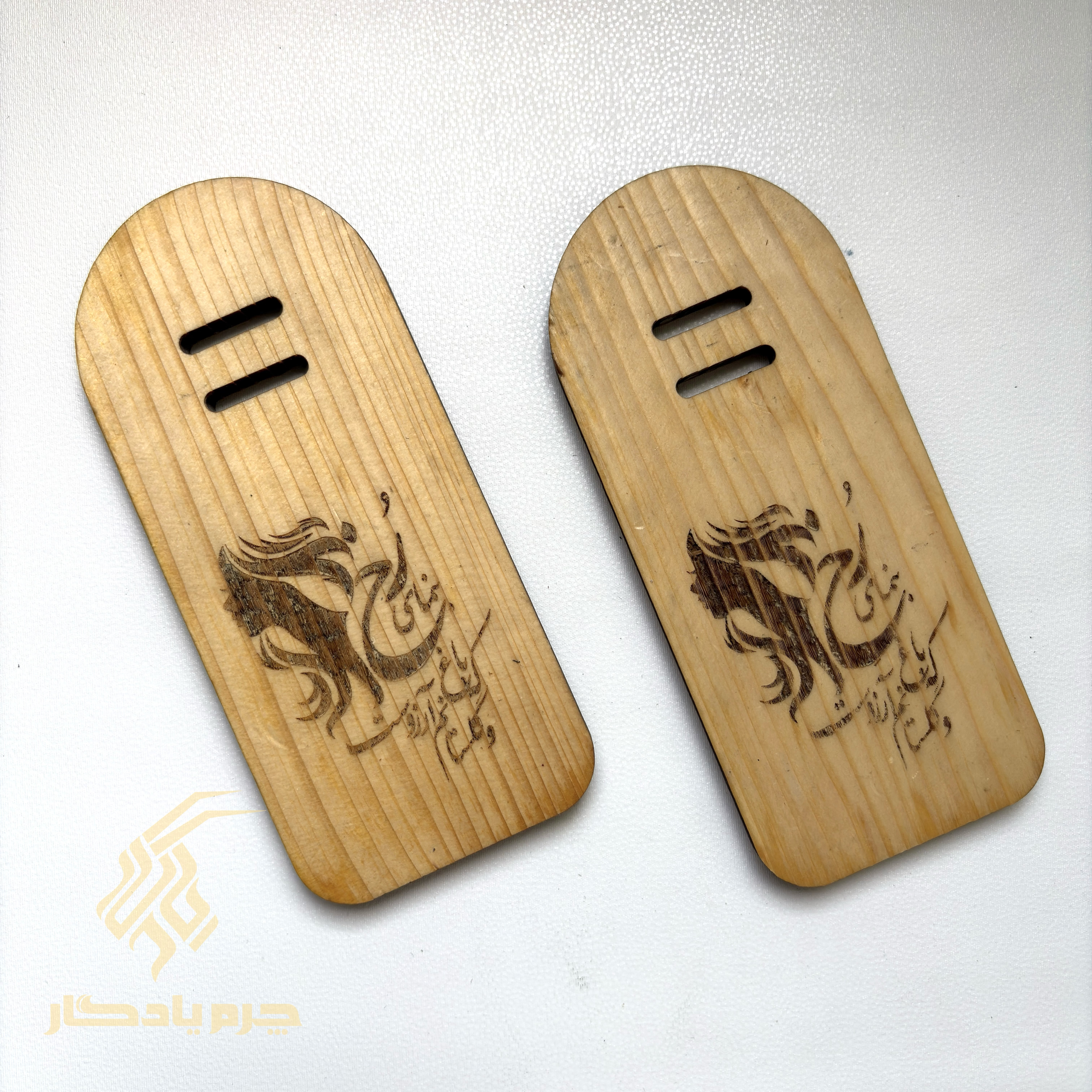 طبله چوبی طرحدار کیف  - فروشگاه چرم یادگار