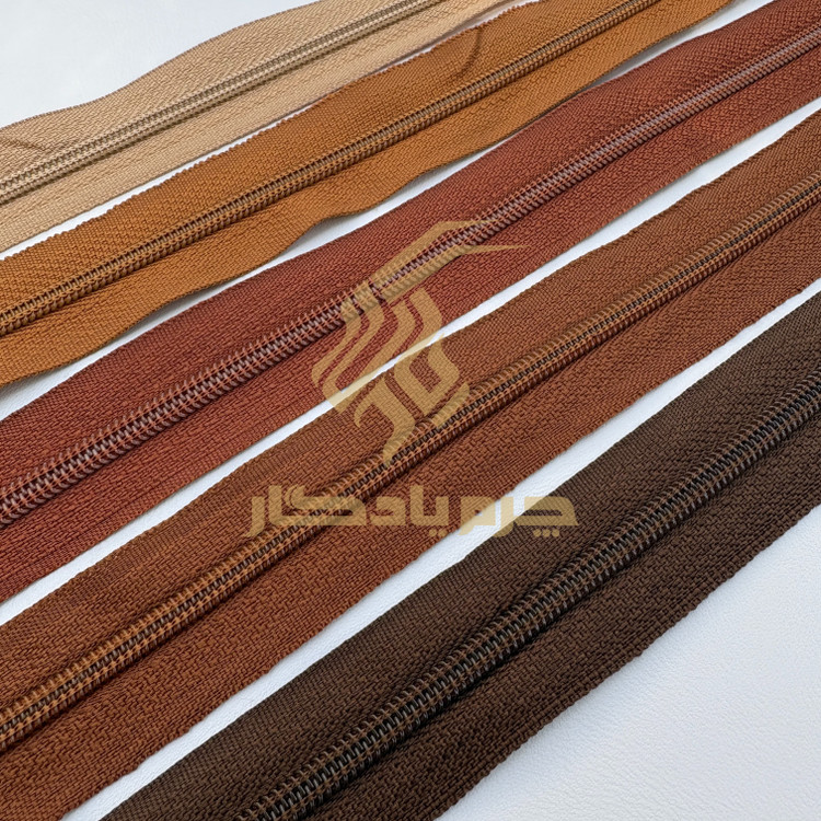 زیپ شماره پنج دندونه پلاستیک
