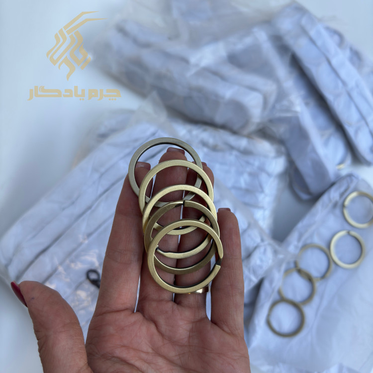 حلقه جاسوییچی زردقلم (عمده ) | چرم یادگار