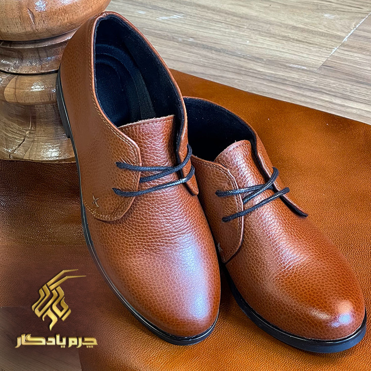 نیم بوت پاییزی زنانه چرم طبیعی